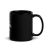 mirada, cabeceo, abrazo - Schwarze glänzende Tasse