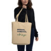 eco-tote-bag-oyster-front-64d8a65db3687.jpg mirada, cabeceo, abrazo - Bio-Stoffbeutel