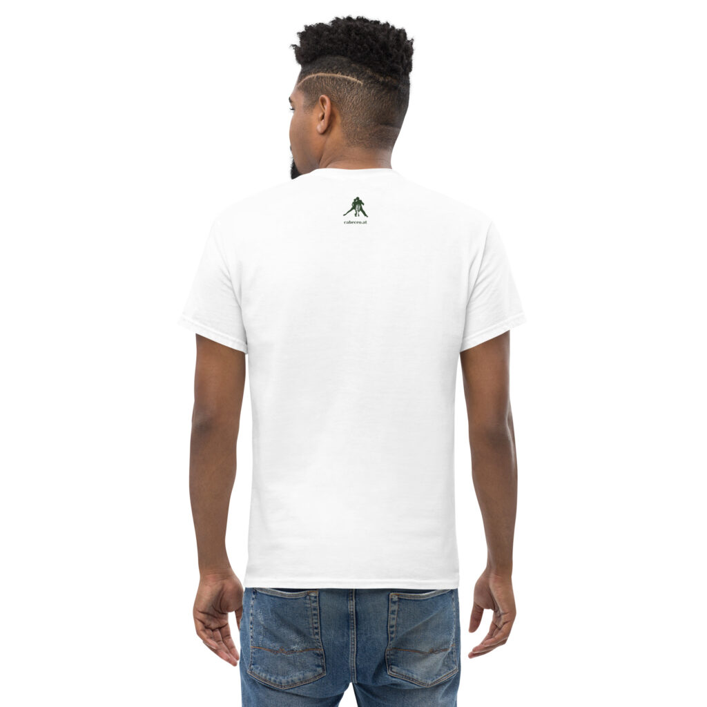 mens-classic-tee-white-back-64ec58908d3fc.jpg Lead and Follow - Herren-T-Shirt