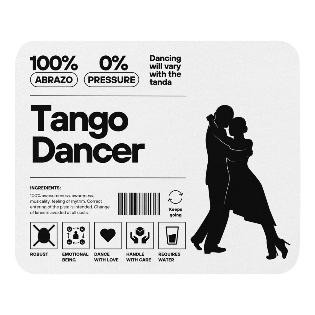 Tango Dancer Anleitung - Mauspad Weiß