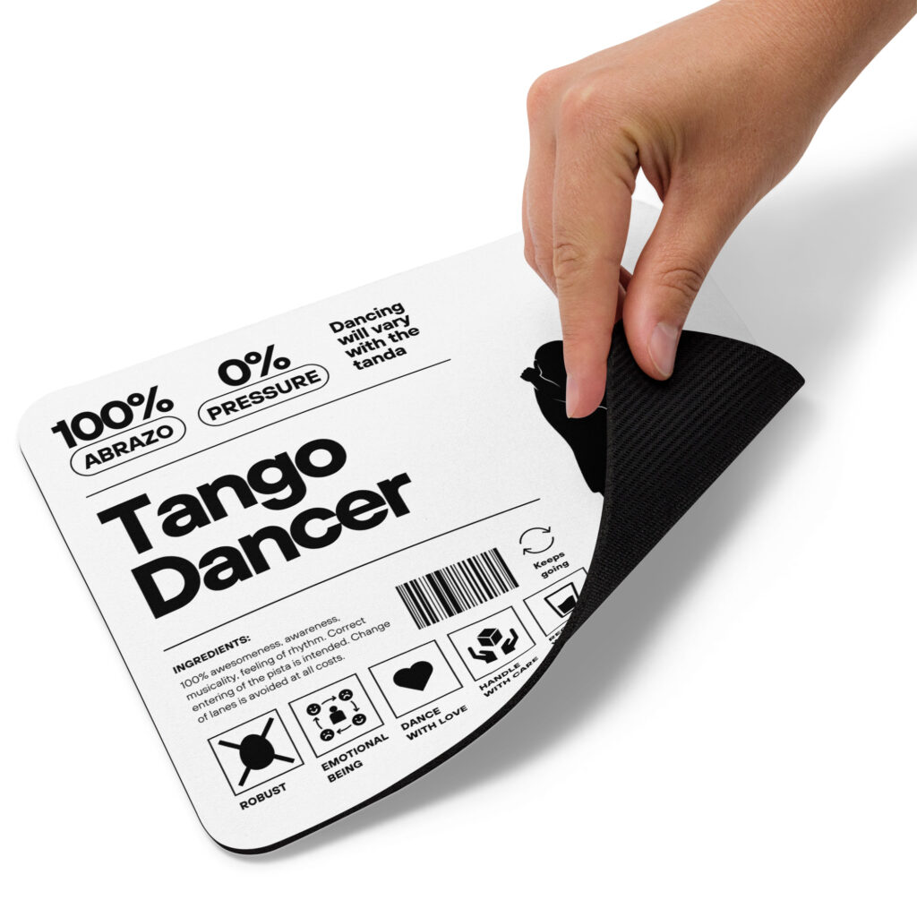 Tango Dancer Anleitung - Mauspad Weiß