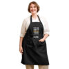 organic-cotton-apron-black-front-64df297698b26.jpg Lead and Follow - Schürze aus Bio-Baumwolle