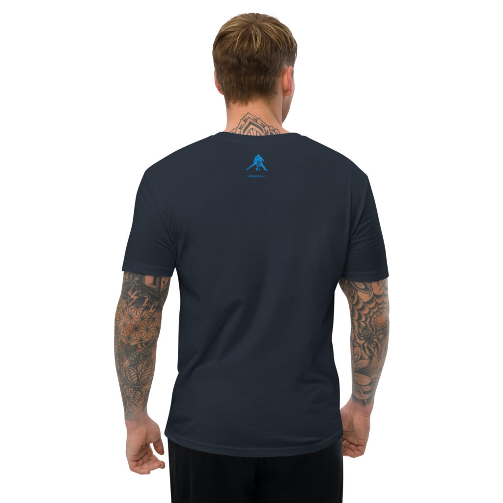 mens-fitted-t-shirt-midnight-navy-back-6506cc11054d1.jpg Tango Argentino - Kurzärmeliges Herren T-Shirt
