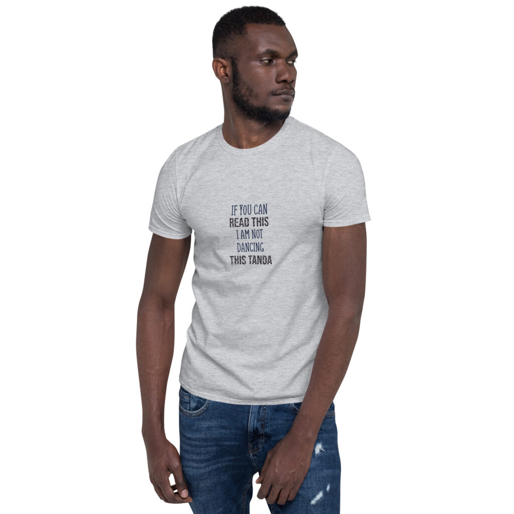 If you can read this - Kurzärmeliges Unisex-T-Shirt