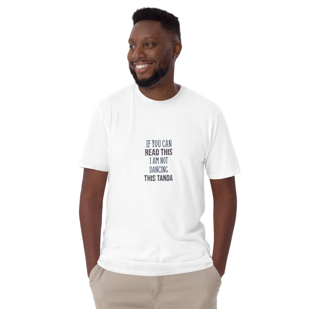 If you can read this - Kurzärmeliges Unisex-T-Shirt