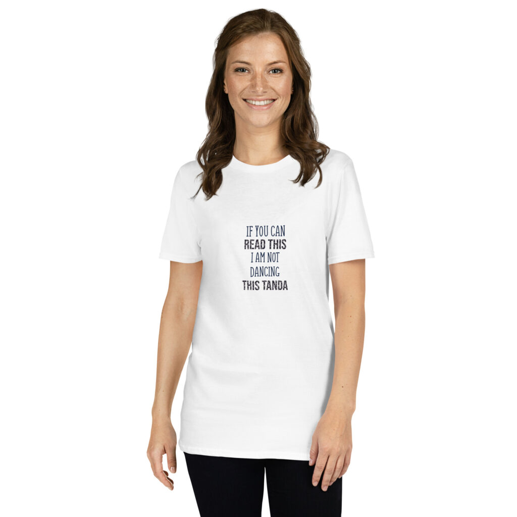 If you can read this - Kurzärmeliges Unisex-T-Shirt