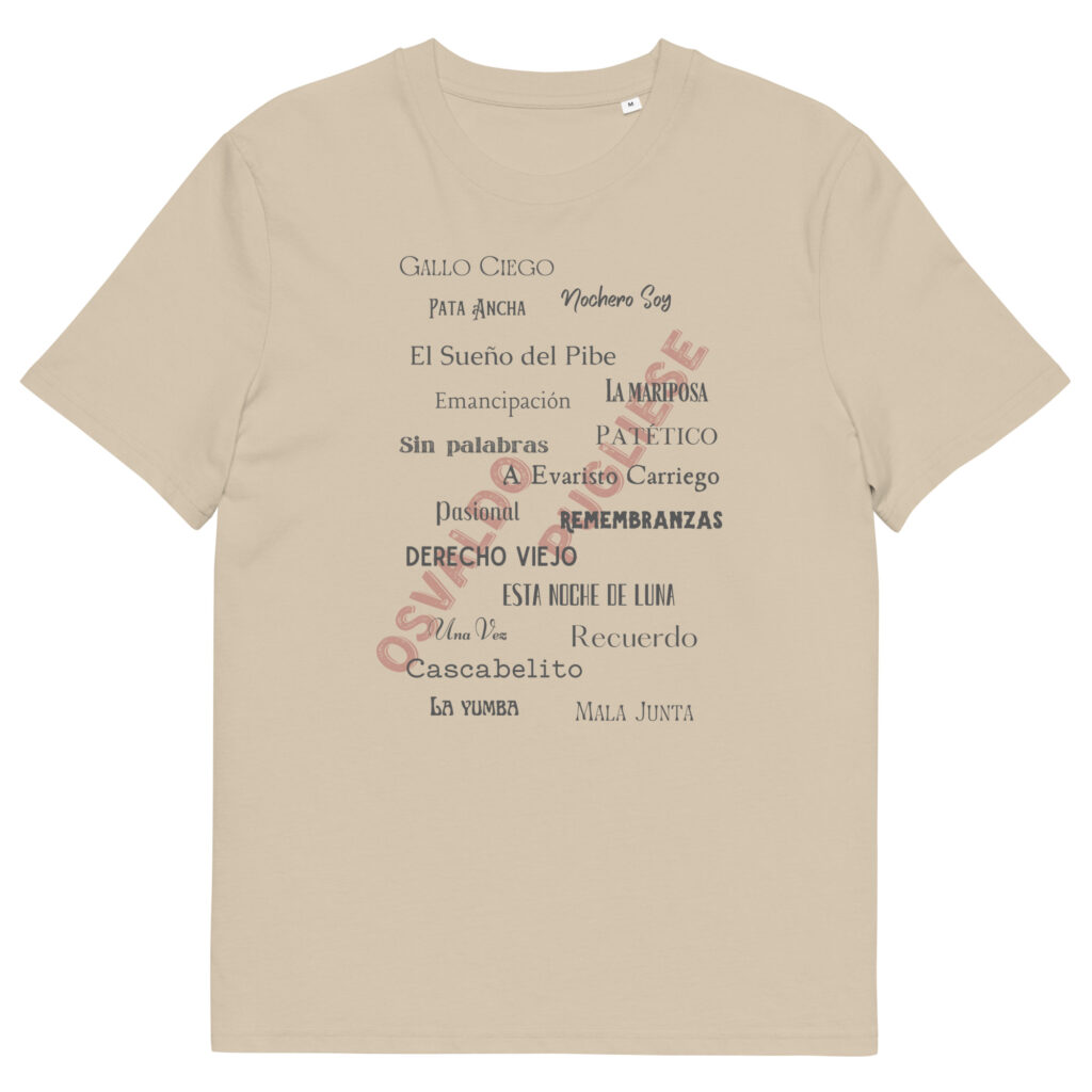 Osvaldo Pugliese - Unisex-Bio-Baumwoll-T-Shirt