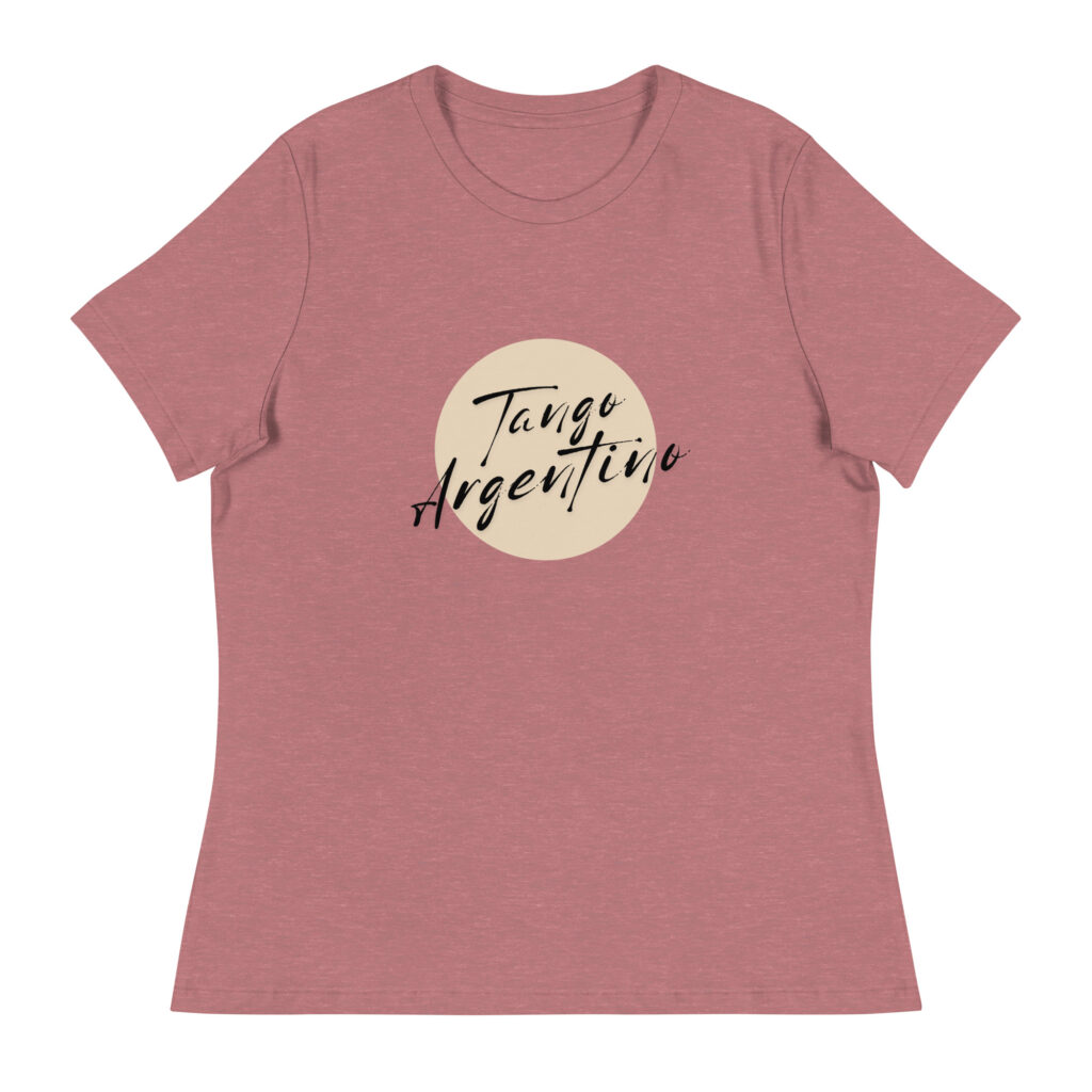 Tango Argentino - Lockeres Damen-T-Shirt Hell