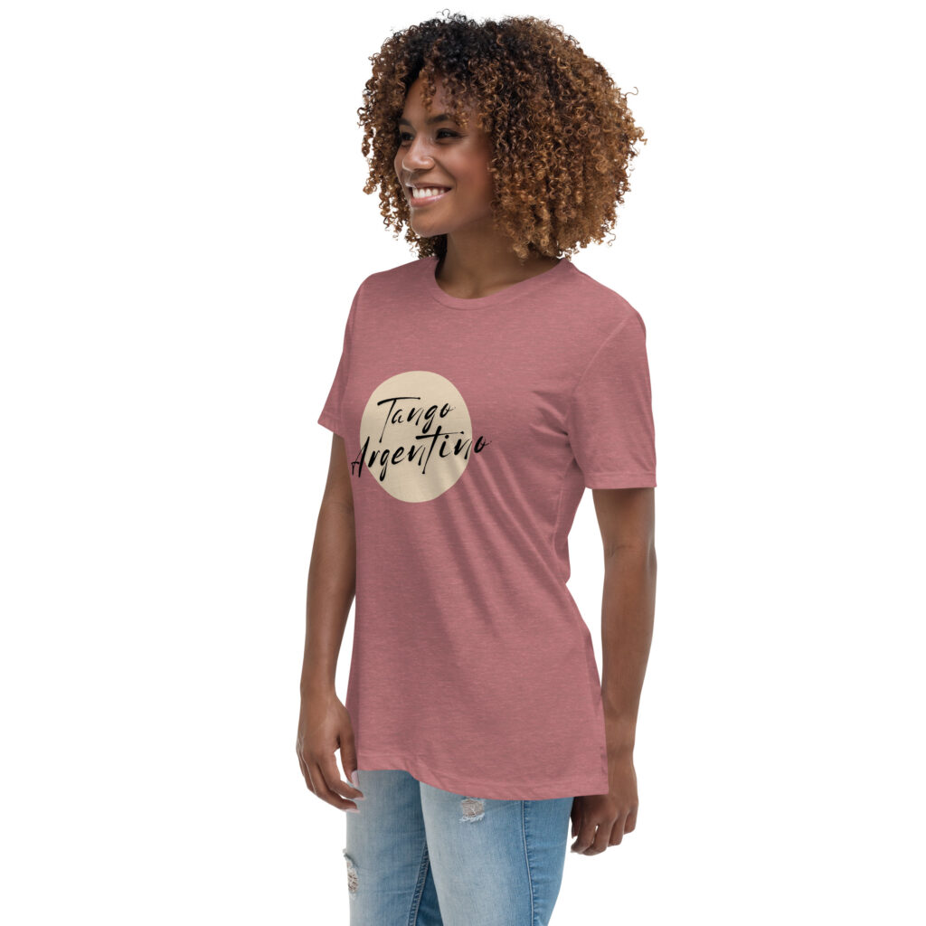 Tango Argentino - Lockeres Damen-T-Shirt Hell