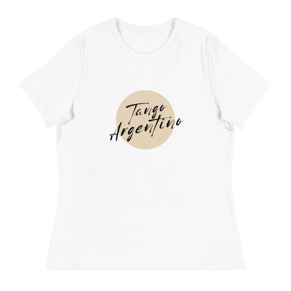 Tango Argentino - Lockeres Damen-T-Shirt Hell