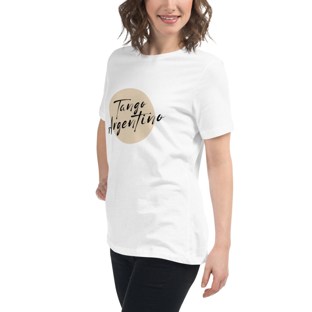 Tango Argentino - Lockeres Damen-T-Shirt Hell
