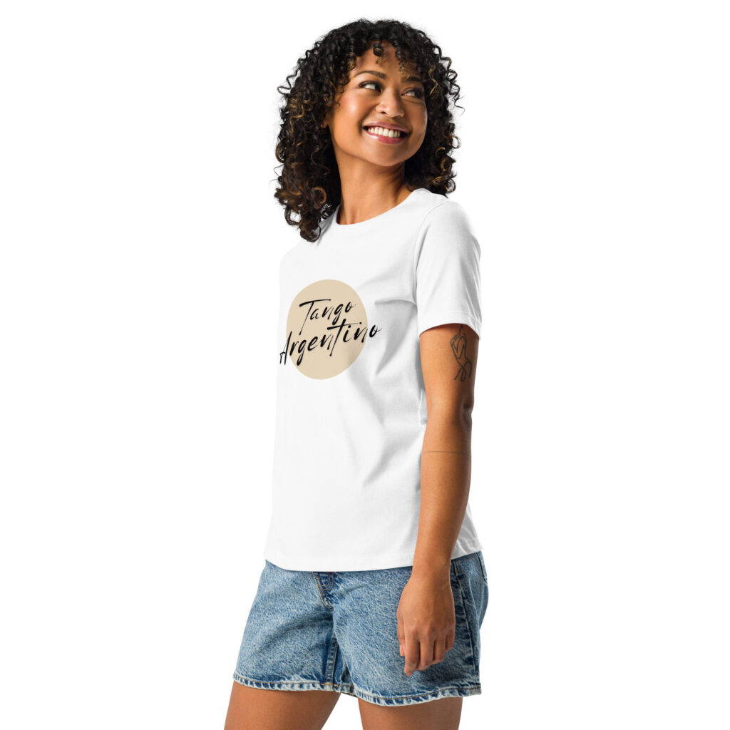 Tango Argentino - Lockeres Damen-T-Shirt Hell