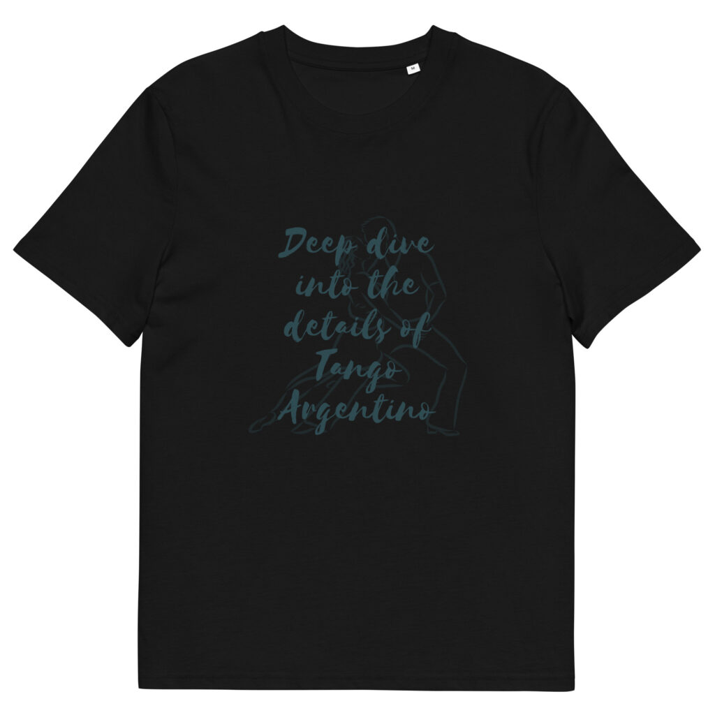 Deep Dive - Schrift Dunkel - Unisex-Bio-Baumwoll-T-Shirt