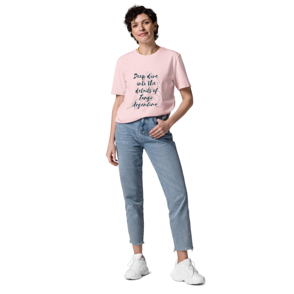 Deep Dive - Schrift Dunkel - Unisex-Bio-Baumwoll-T-Shirt