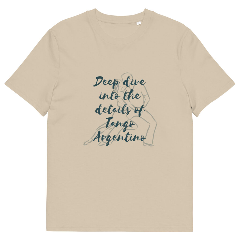 Deep Dive - Schrift Dunkel - Unisex-Bio-Baumwoll-T-Shirt
