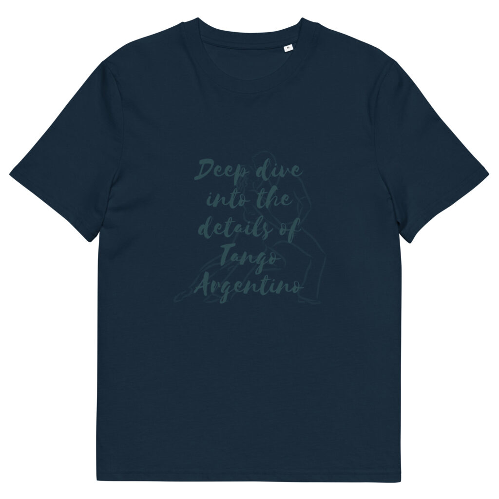 Deep Dive - Schrift Dunkel - Unisex-Bio-Baumwoll-T-Shirt