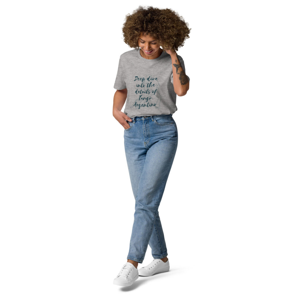 Deep Dive - Schrift Dunkel - Unisex-Bio-Baumwoll-T-Shirt