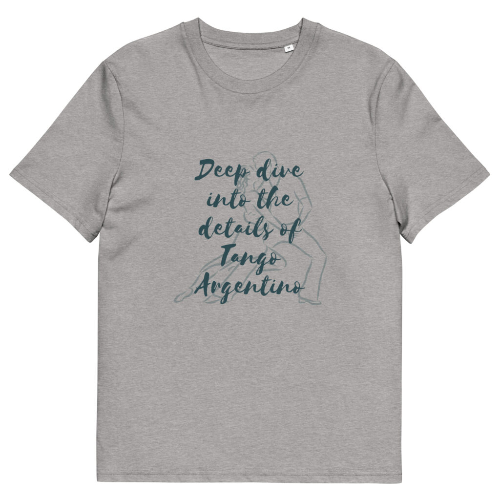 Deep Dive - Schrift Dunkel - Unisex-Bio-Baumwoll-T-Shirt