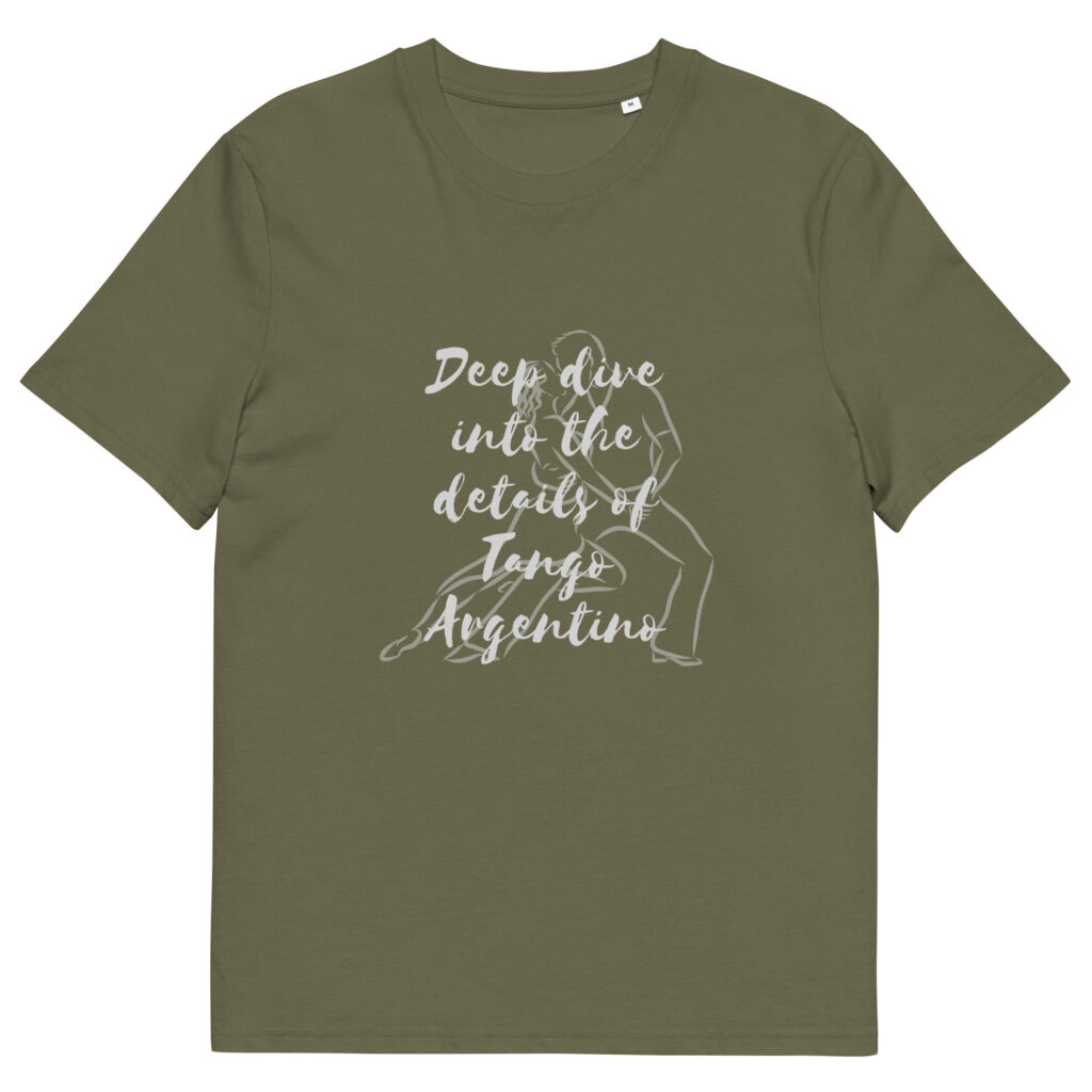 unisex-organic-cotton-t-shirt-khaki-front-66617cb755e95.jpg Deep Dive - Schrift Hell - Unisex-Bio-Baumwoll-T-Shirt