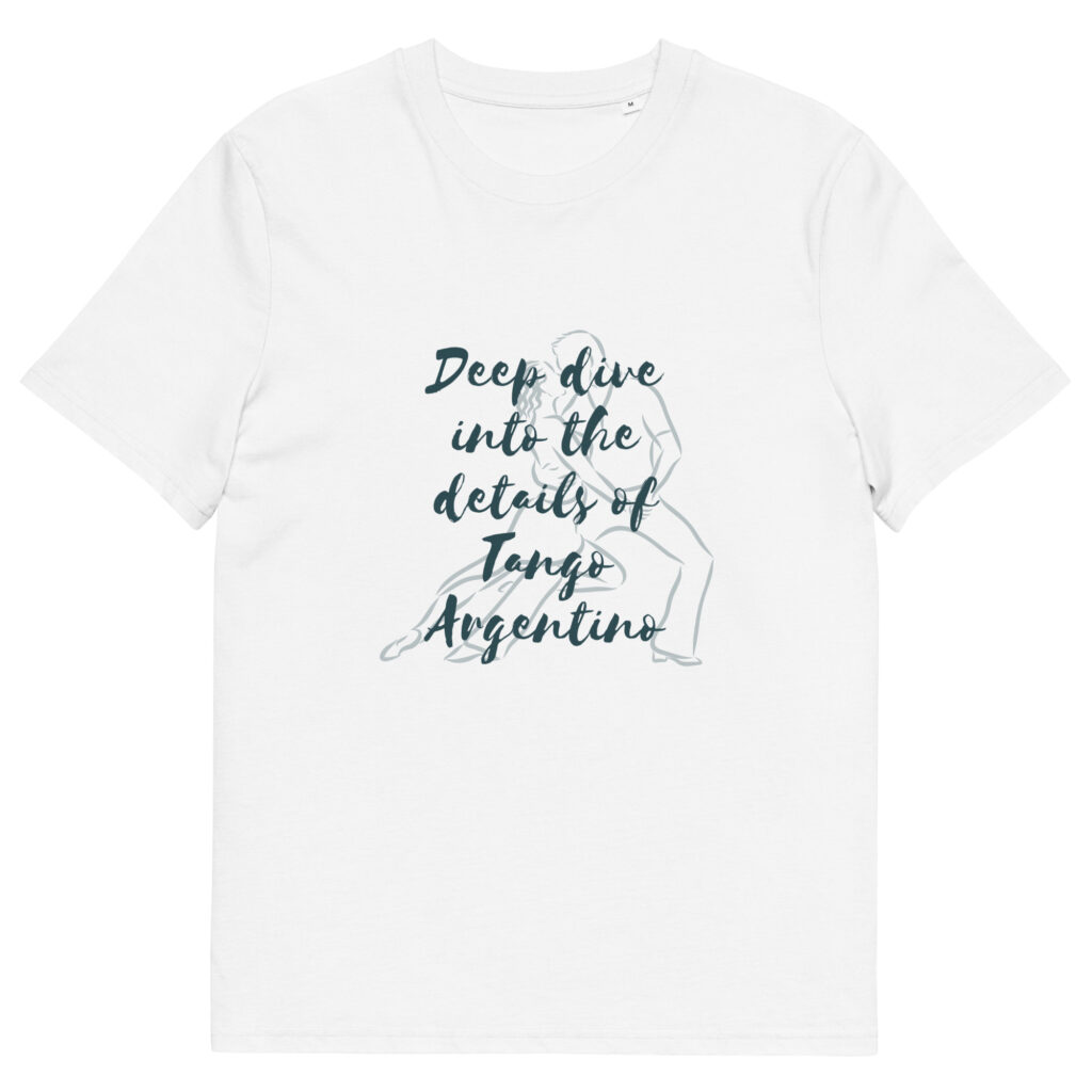 Deep Dive - Schrift Dunkel - Unisex-Bio-Baumwoll-T-Shirt