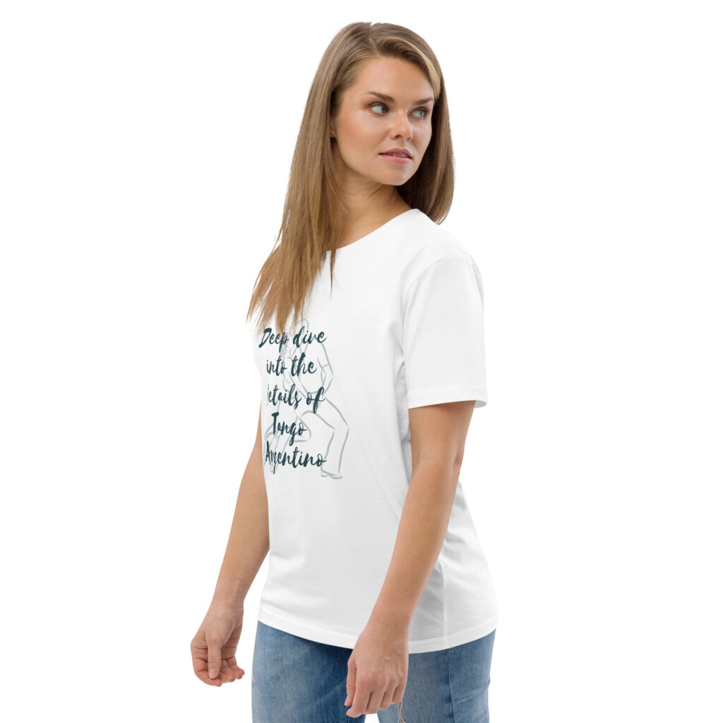 Deep Dive - Schrift Dunkel - Unisex-Bio-Baumwoll-T-Shirt