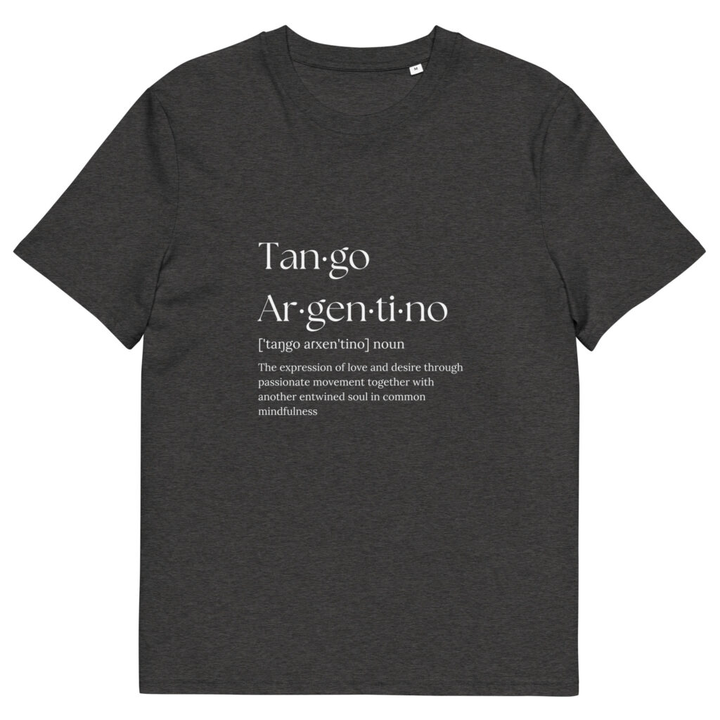 Tango Argentino Definition - Unisex-Bio-Baumwoll-T-Shirt