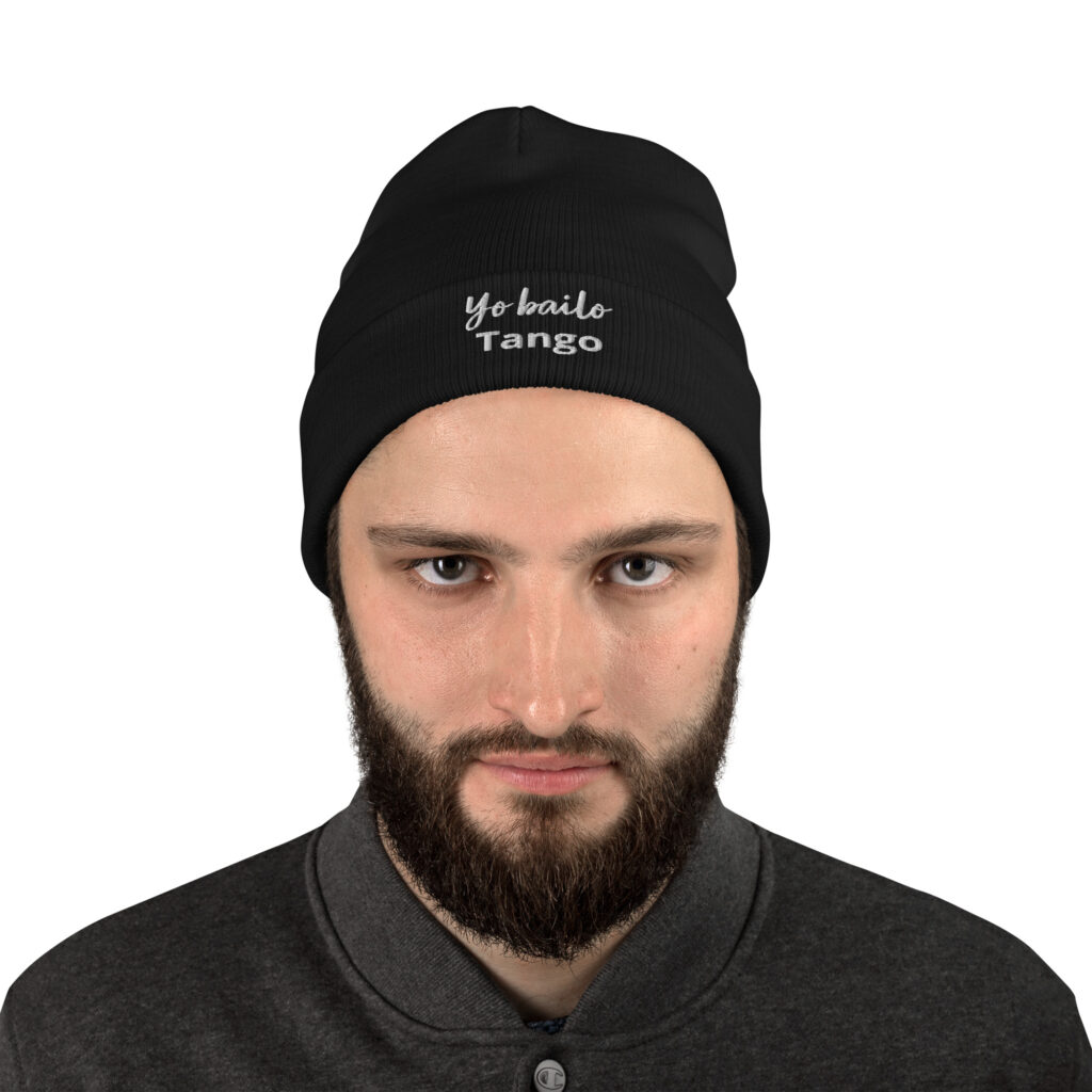 Yo bailo Tango - Bestickte Beanie