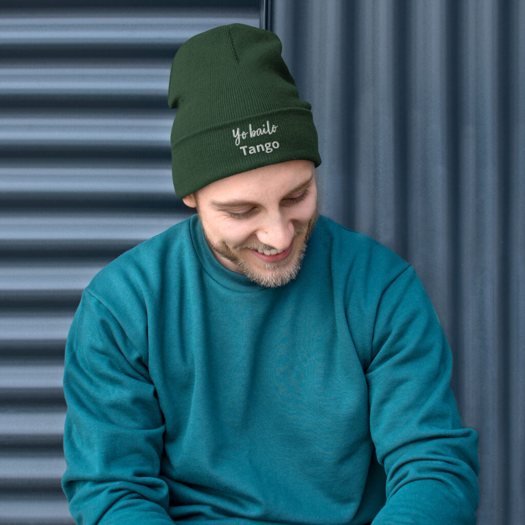 Yo bailo Tango - Bestickte Beanie