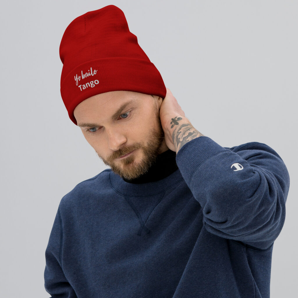 Yo bailo Tango - Bestickte Beanie