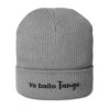 organic-ribbed-beanie-light-grey-front-693137591c0f9.jpg Yo bailo Tango - Gerippte Bio-Beanie