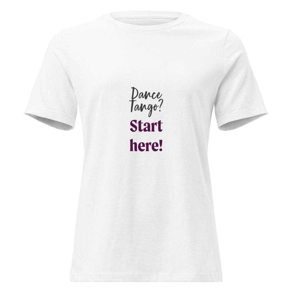 Dance Tango? - Lockeres Damen-T-Shirt